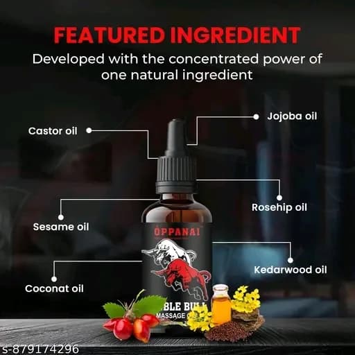 Double bull increase massage massgae oil for men 30 ml — 4